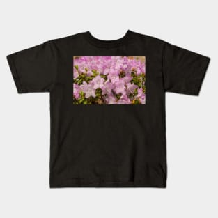 Pink Lilac Rhododendron Flowers Kids T-Shirt